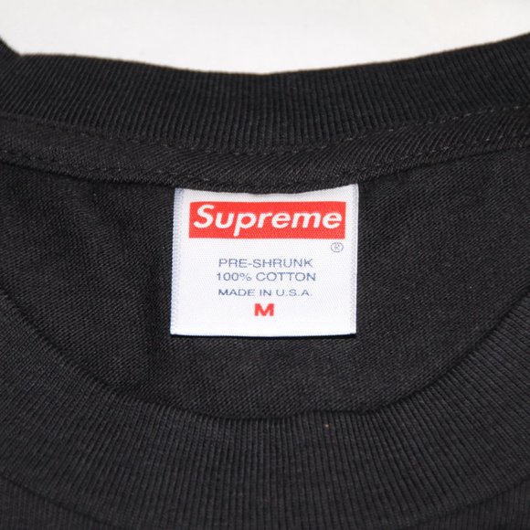 SUPREME Person Tee Black SS22 - Picture 7 of 7